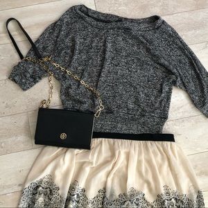 Knit Gray Dolman Top